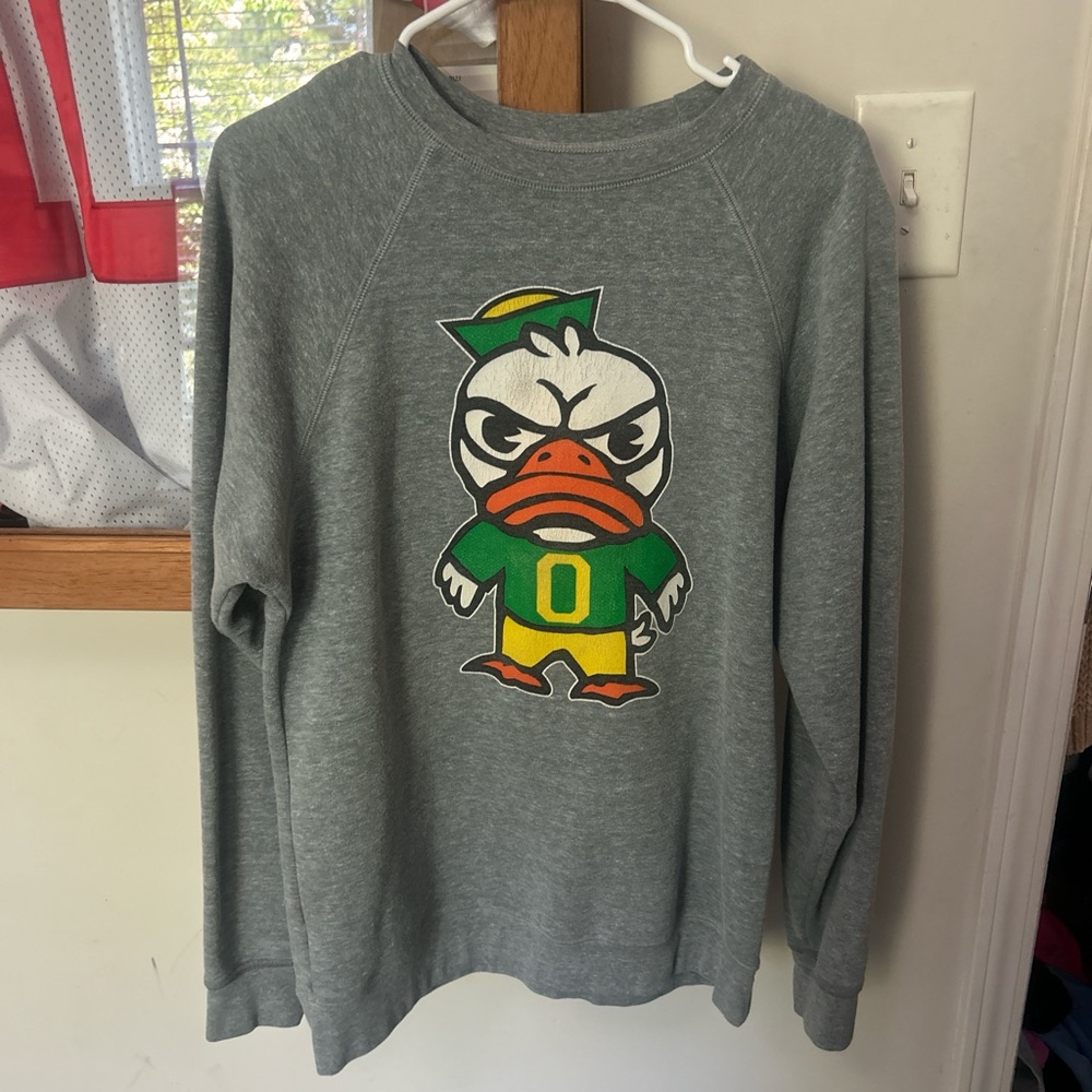 Gray Duck Graphic Men's Sweater
